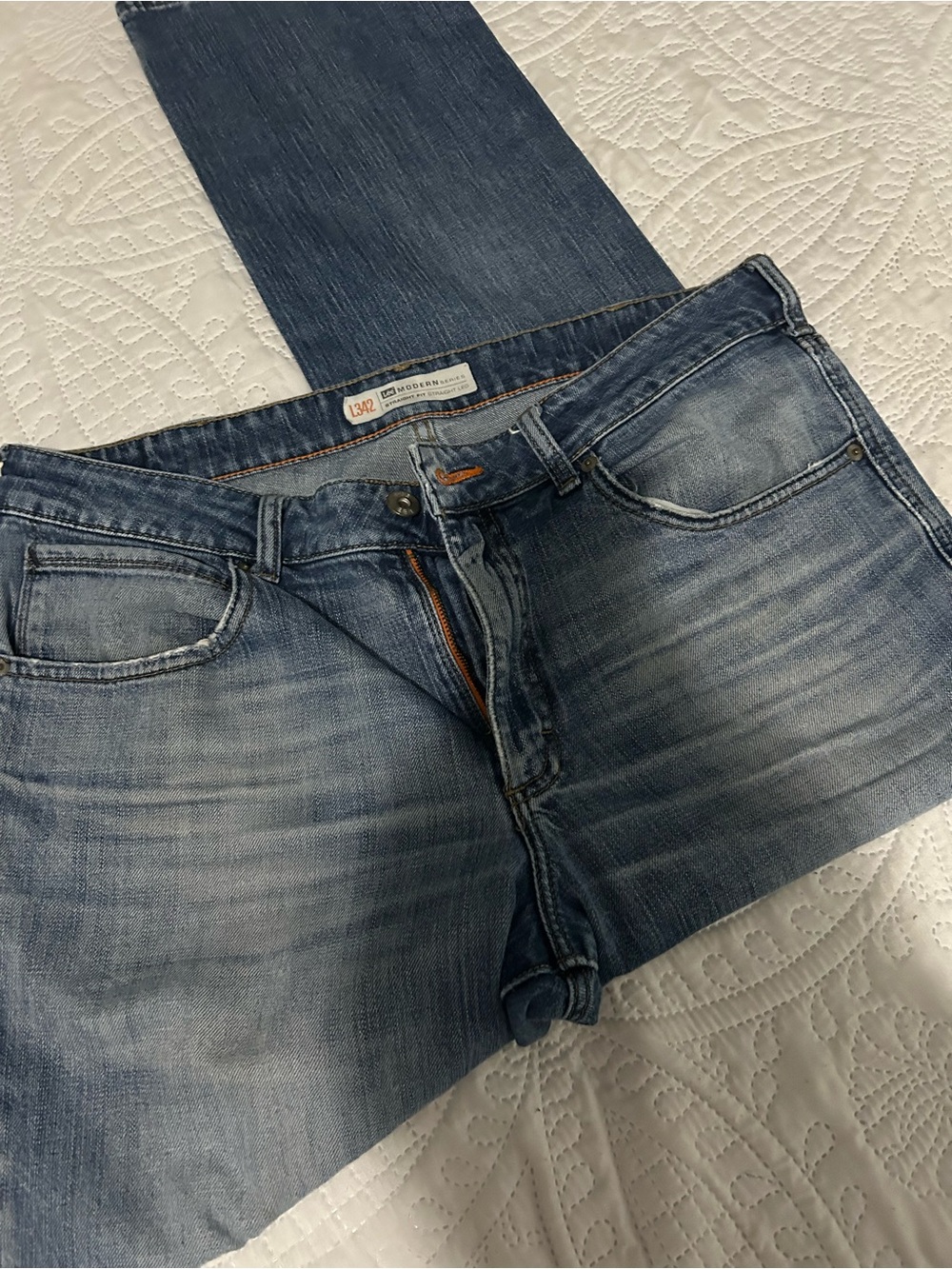 Lee Women’s Straight Leg Jeans - Light Blue Wash